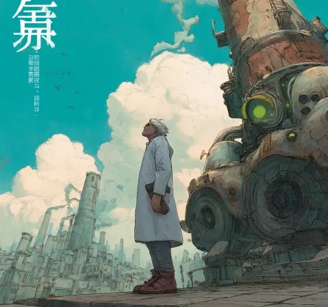 《幻境之匣》剧情介绍配图，漂浮的立方体与城市剪影
